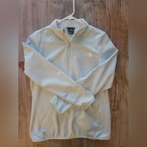 The North Face Light Blue Quarter-Zip Pullover
